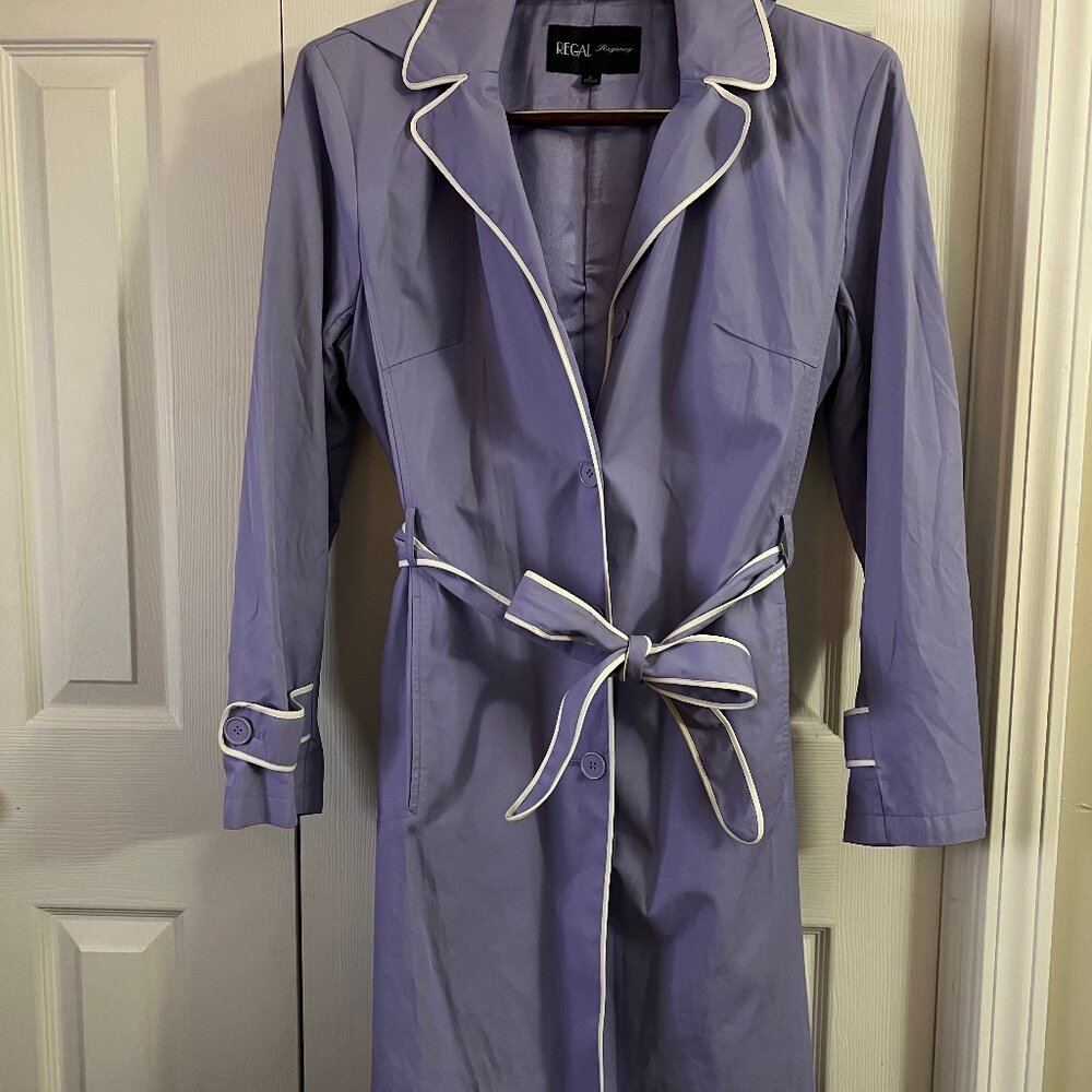 Regal Regency Lavender Trench Coat XL